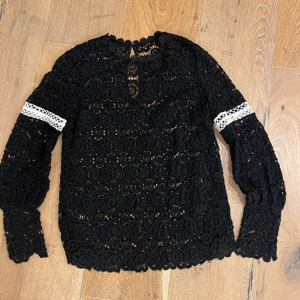 Kate Spade Crochet blouse